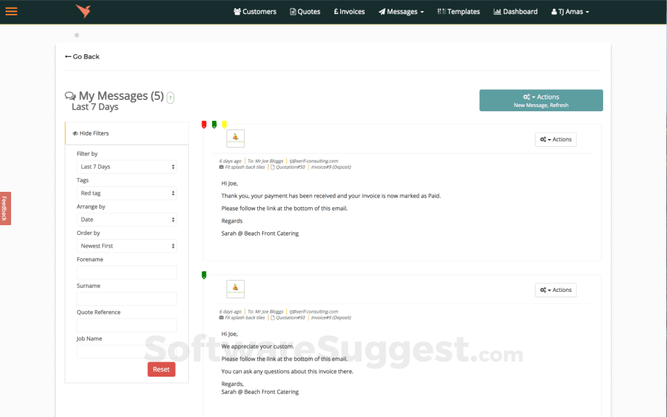 QuoteOnSite Small Screenshot 4